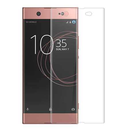 Jiuch Scratch - Proof สำหรับ Sony Xperia XA1 Ultra Anti - KNOCK 3D ป้องกันหน้าจอโค้งฟิล์มกันรอยแบบเต็มกระจกนิรภัยแบบใส