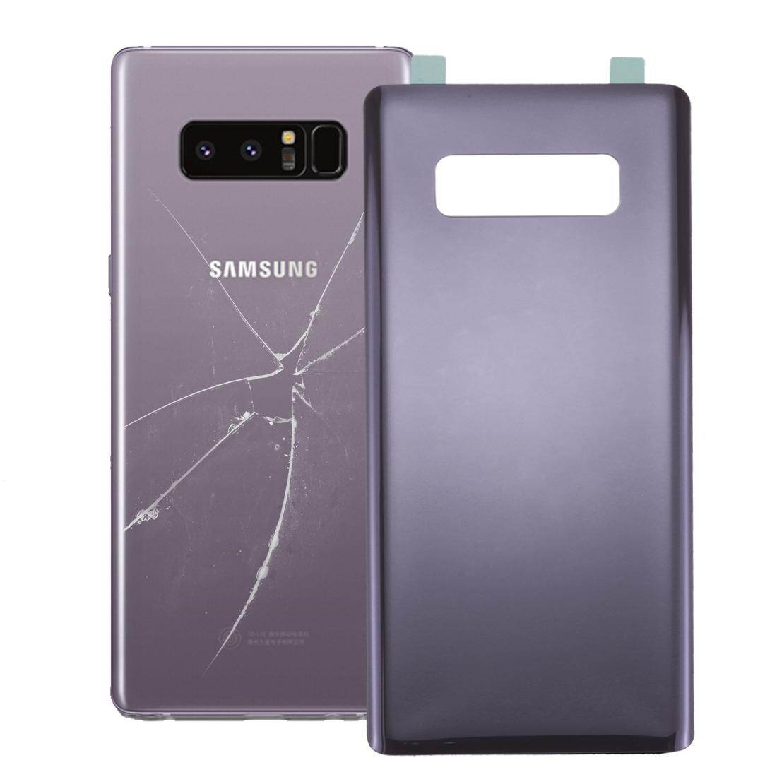 (
Hua jia kang)For Galaxy Note 8 Back Cover with Adhesive (Black)