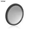 ZOMEI 77mm Ultra Slim Variable Fader ND2-400 Neutral Density ND Filter Adjustable ND2 ND4 ND8 ND16 ND32 to ND400