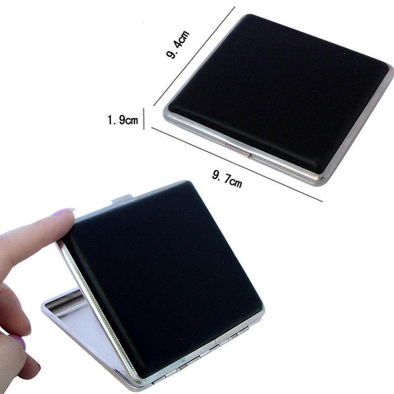 Dragon Classic Leather & Alloy Case Box Metal Holder Container For Lighter Black