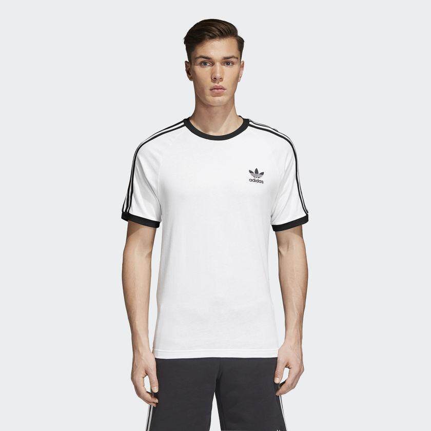 adidas originals three stripes tee