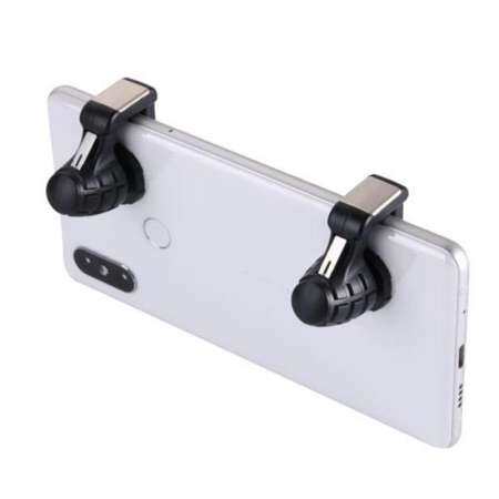 Yuero 2 คู่ S9 PUBG ROS โทรศัพท์มือถือจอยควบคุมเกม, lapulas AIM L1R1 Trigger Fire ปุ่ม AIM Key สำหรับ PUBG จอยสติ๊กมือถือ OUT/กฎ Survial กินไก่เกม, โทรศัพท์มือถือจอยเกมสำหรับ Android IOS