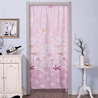 Mimosifolia Japanese Style Long Door Curtains Bedroom Room