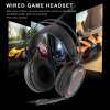 QNSTAR หูฟังสำหรับเล่นเกมแบบมีสาย USB 7.1 เสียงรอบทิศทางชุดหูฟังพร้อมไมโครโฟน