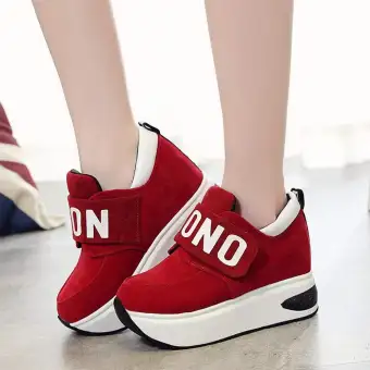 hidden wedge platform sneakers
