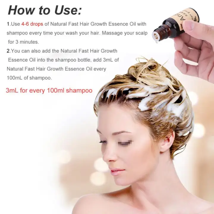 Big Sale Natural Fast Hair Growth Essence Oil Ginseng Scalp