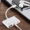 Newest 3 in 1 For Lightning to OTG USB Camera Adapter with Charging Port  3.5mm headphone jack for iPhone iPad iOS 9.3-11.3