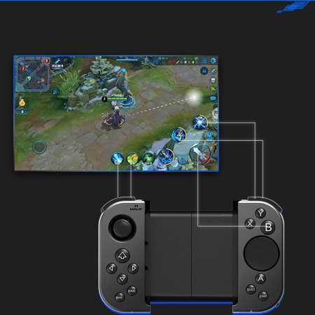 (Free shipping)Handjoy Touch Buttons Gamepad Wireless Bluetooth Game Handle Controller