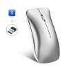 USB dual mode 2.4G1600dpi optical mouse Bluetooth wireless mouse rechargeable with USB receiver,USB receiver at the bottom of the mouse : image USB dual mode 2.4G1600dpi optical mouse Bluetooth wireless mouse rechargeable with USB receiver,USB receiver at the bottom of the mouse