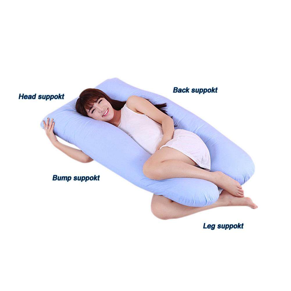 YBC Maternity Pregnancy Pillow Case Boyfriend Arm Body Sleeping Covers U Shape Cushion Cover - intl