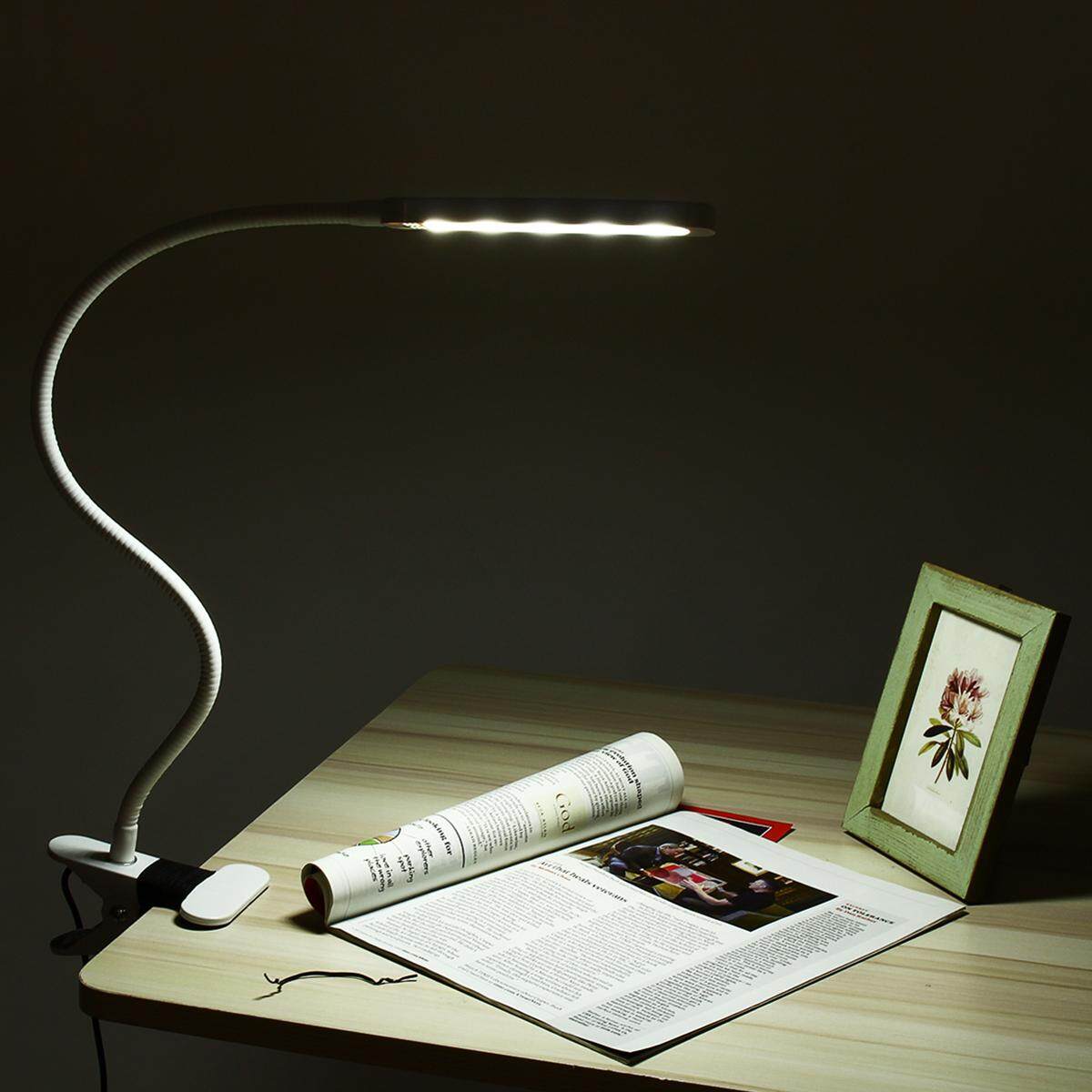 Folding Led Reading Desk Table Lamp Rechargeable Adjustable Portable Bright Lamp