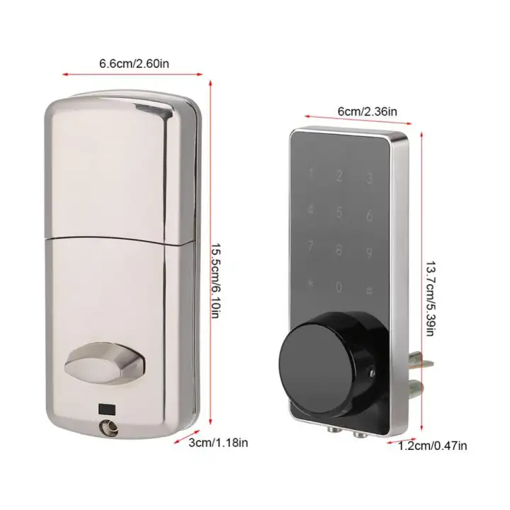 Digital Electronic Password Bluetooth Entry Door Lock Set With