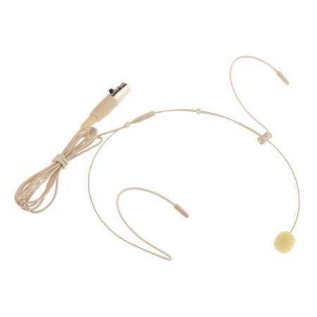 Miracle Shining Professional Ear Hook Wired Headset / Headworn Microphone Skin Color 3Pin