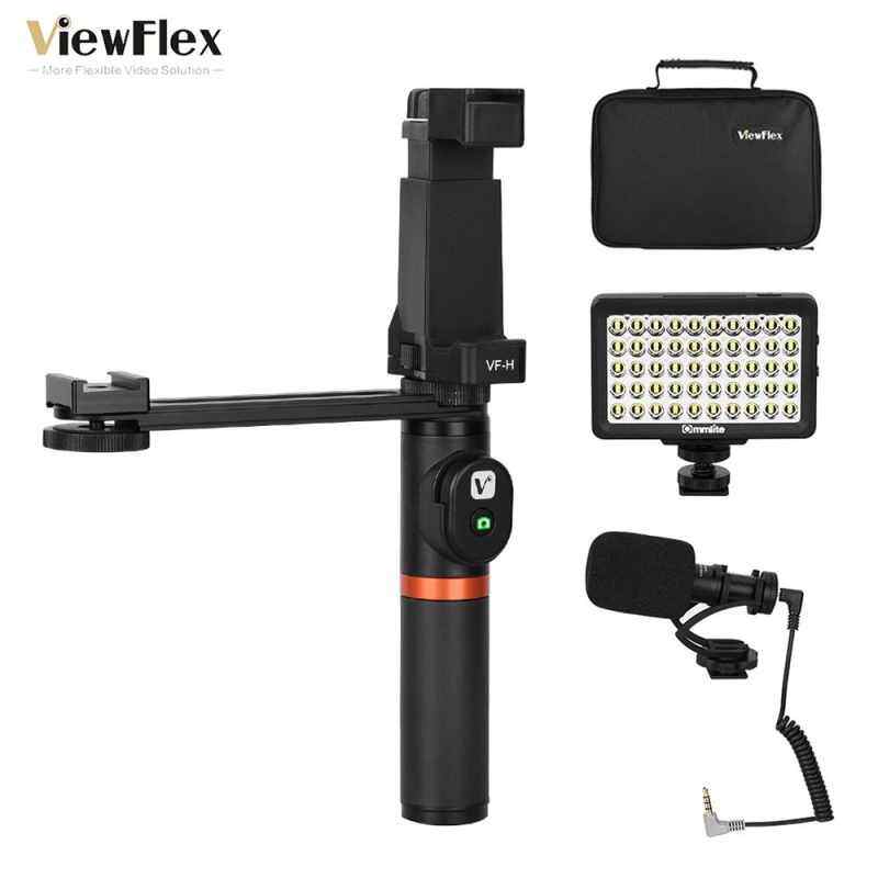 List Harga Samsung Galaxy Note S 8 Terbaru Juli 2019 10 Finemall Viewflex VF-H6 Smartphone Video Rig Hand Gagang Pegangan Perlengkapan Penstabil dengan Pengendali Jarak Jauh/Cahaya/Mikrofon Video untuk Iphone 6 6 S PLUS untuk Samsung Galaxy S8 + S8 Note 3 Huawei