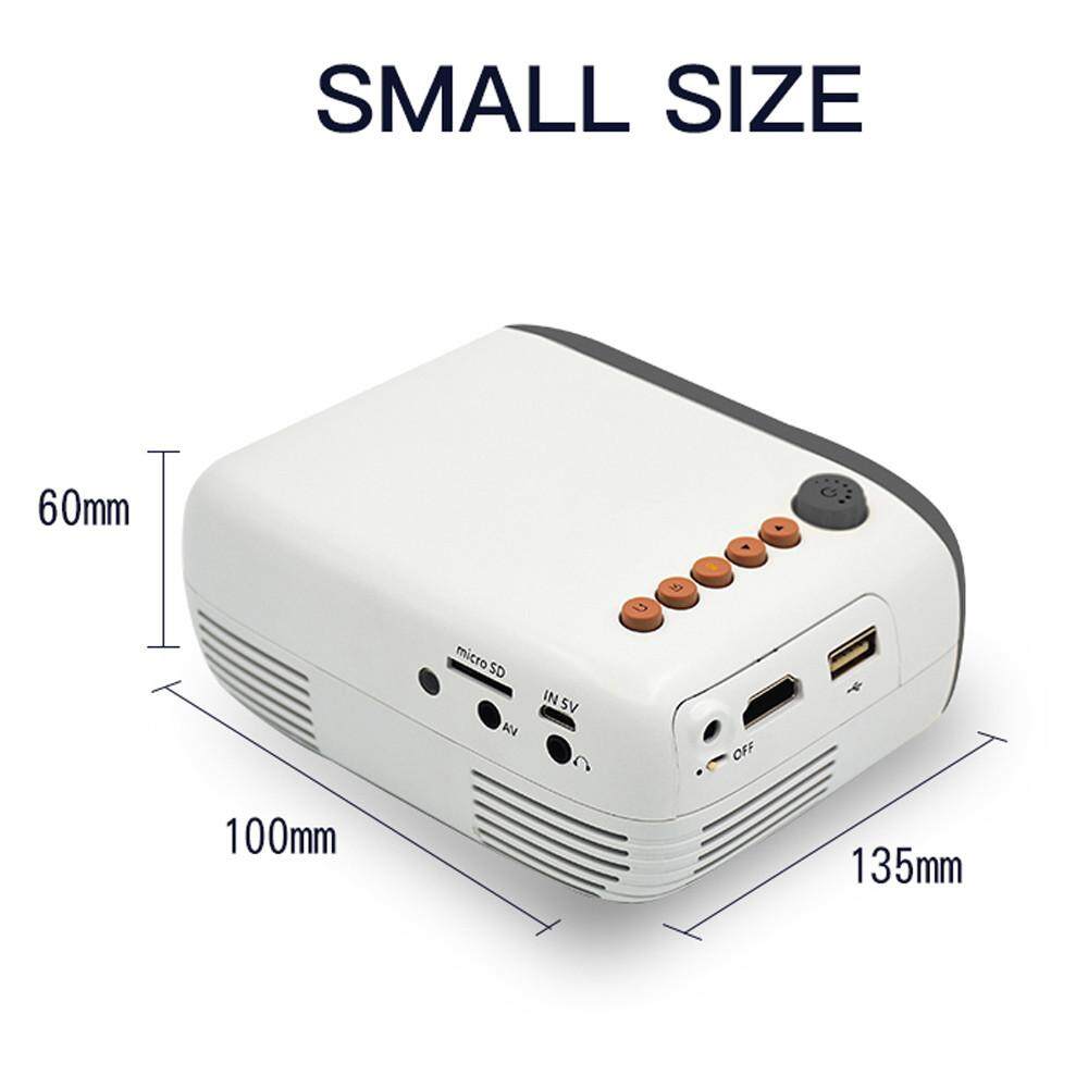 JY YG200 Máy Chiếu Mini Di Động Rạp Hát Tại Nhà 1080 P USB AV HDMI Full HD LED Beamer