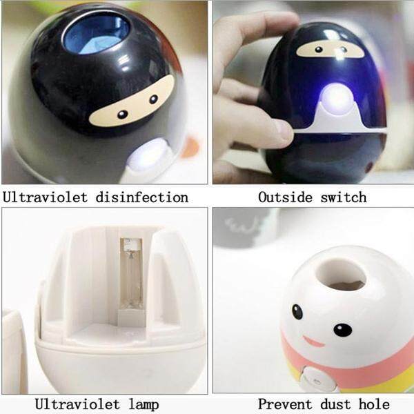 Recesky Creative Tumbler Ultraviolet Toothbrush Sterilizer UV Toothbrush Holder