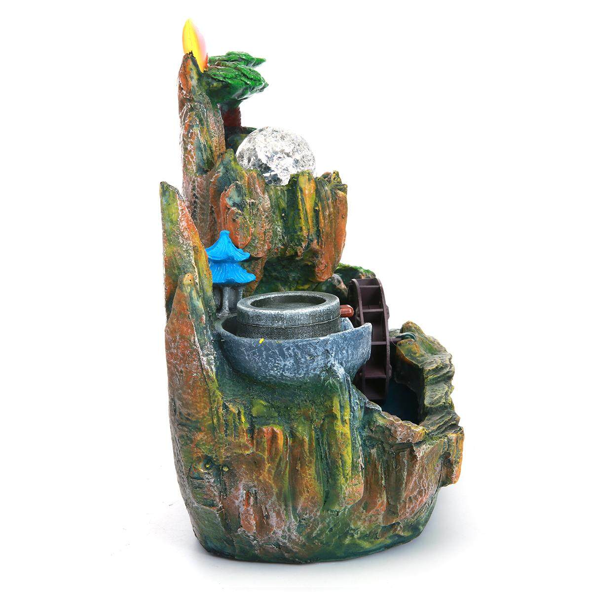 New Mystical Peaceful Indoor Table Bench Top Water Feature Fountain Ornament - intl