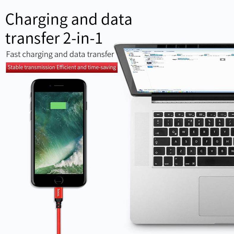 HOCO 1m Best USB Cable for iPhone X 8 Plus Lightning to USB Cable Fast Charger Data Cable For iPhone 7 6 6s 5 5s iPad Mobile Phone Cables