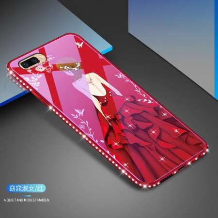 สำหรับ OPPO A73/F5 Blue Light กระจกเทมเปอร์อัญมณีฝาหลังสำหรับ OPPO A73/F5 เคสโทรศัพท์ สำหรับ OPPO A73/F5 Blue Light กระจกเทมเปอร์อัญมณีฝาหลังสำหรับ OPPO A73/F5 เคสโทรศัพท์