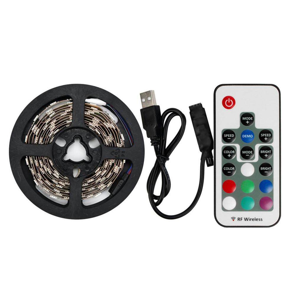 JY 50 CM USB Dây ĐÈN LED Ánh Sáng TRUYỀN HÌNH Đèn Hậu 5050RGB Màu Sắc Thay Đổi + Điều Khiển từ xa