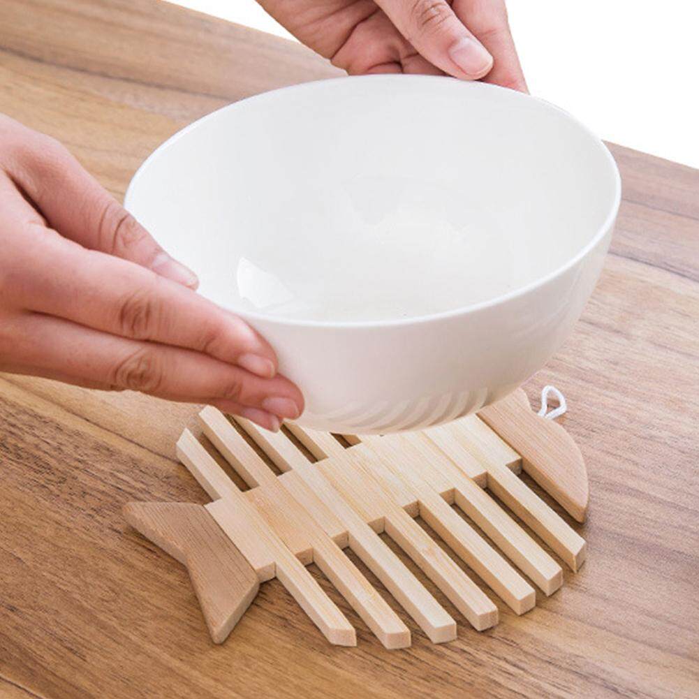 Gỗ Lót Thảm Bàn Ăn Tấm Bát Cốc Bộ Đồ Ăn Placemat Nóng Bán