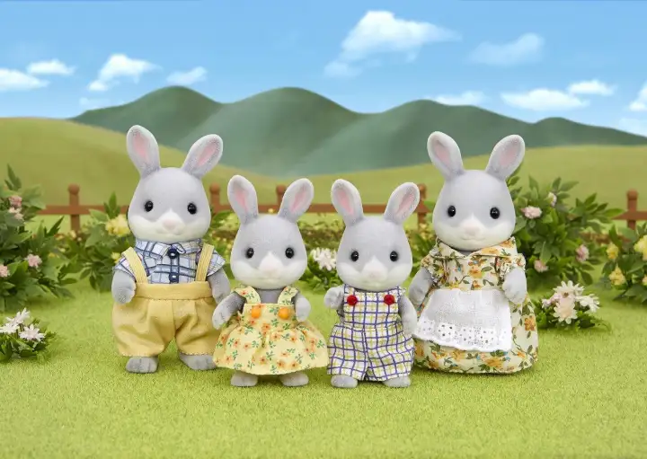 sylvanian families cottontail rabbit family