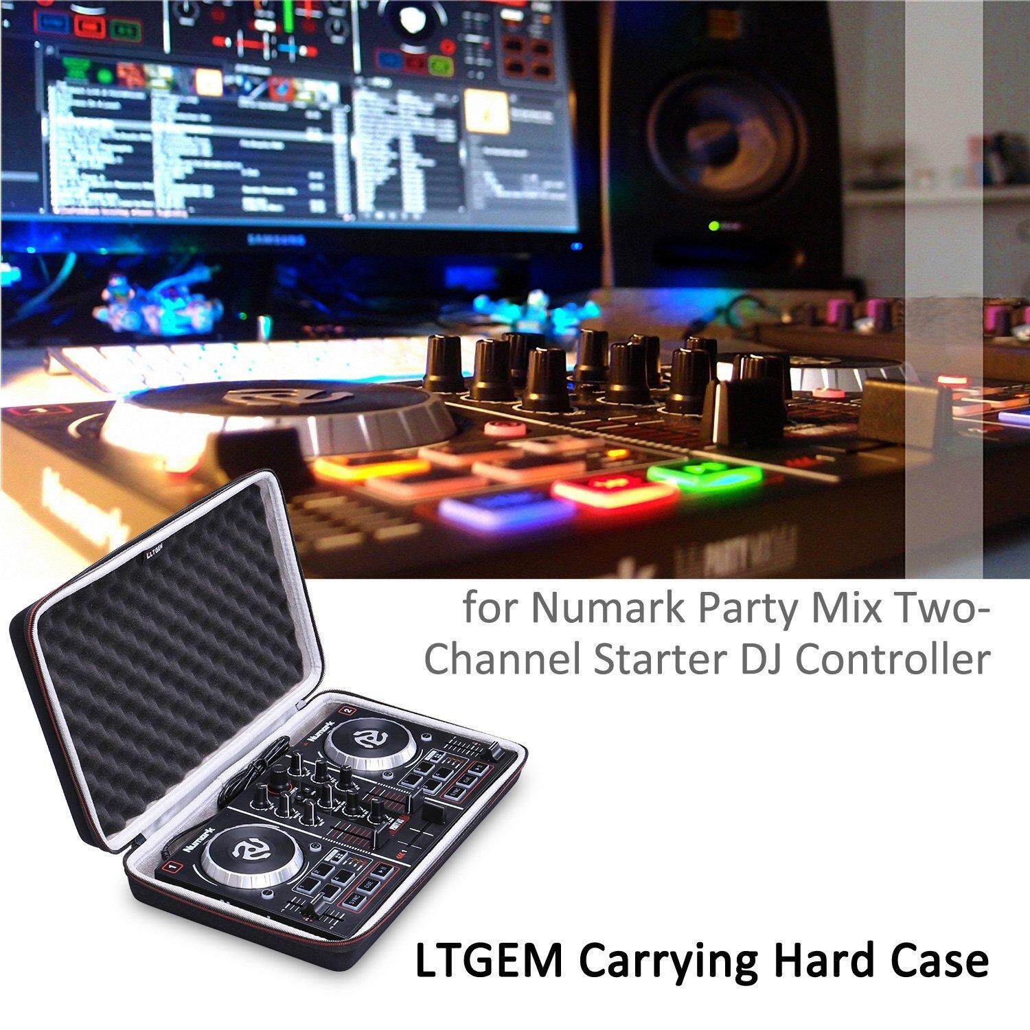 LTGEM EVA Case For Numark Party Mix TwoChannel Starter DJ Controller