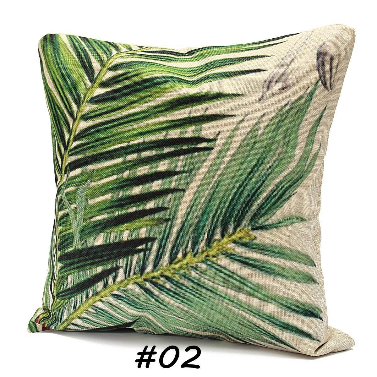 Tropical Shrub Sofa Bed Throw Pillow Case Car Waist Cushion Cover Home Decor#SAGO CYCAS