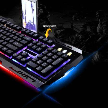 Fancytoy 104 Keys Gaming Backlight USB Wired Mechanical Keyboard Real RGB Fancytoy 104 Keys Gaming Backlight USB Wired Mechanical Keyboard Real RGB