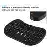 Multifunctional 2.4G Mini Wireless Fly Air Mouse Bluetooth Touchpad Keyboard Blck