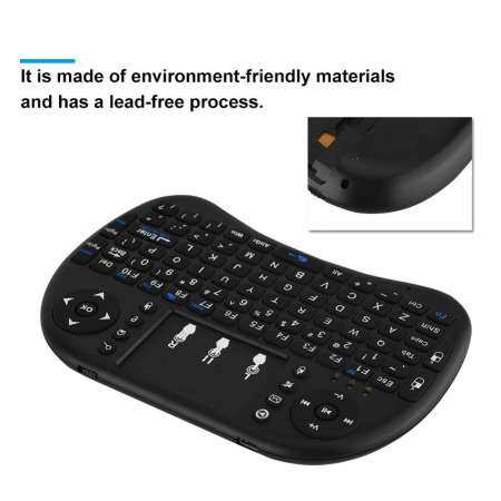ขายถูก Multifunctional 2.4G Mini Wireless Fly Air Mouse Bluetooth
Touchpad Keyboard Blck เสนอสินค้าถูกมาก