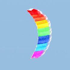 ERA 1.4m Rainbow Dual Line Parachute Soft Parafoil Surfing Kite Sport Flying Kite
