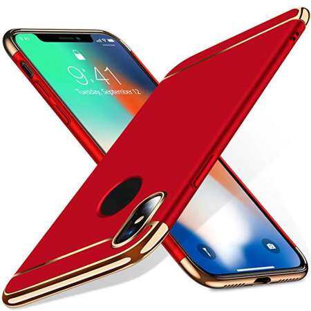 Honioer Thin เคลือบโลหะแบบแข็งสำหรับ IPhone XS 5.8 นิ้ว