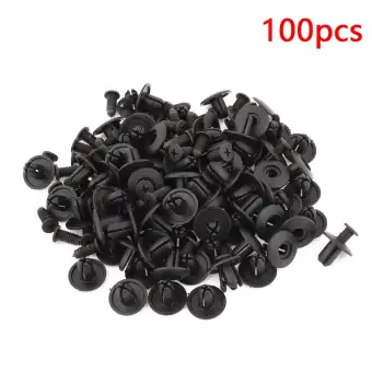Universal 100pcs Car Bumper Interior Trim Door Panels Fender Screw