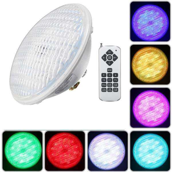 36 Wát RGB Điều Khiển từ xa 108 ĐÈN LED Bể Bơi Chống Nước Đèn Ngủ Atmostphere Đèn