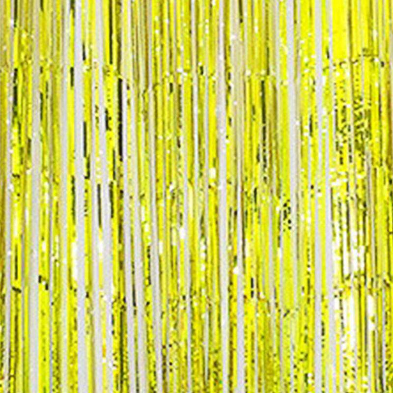 1M Metallic Fringe Curtain Party Foil Tinsel Home Room Decor Door Decoration