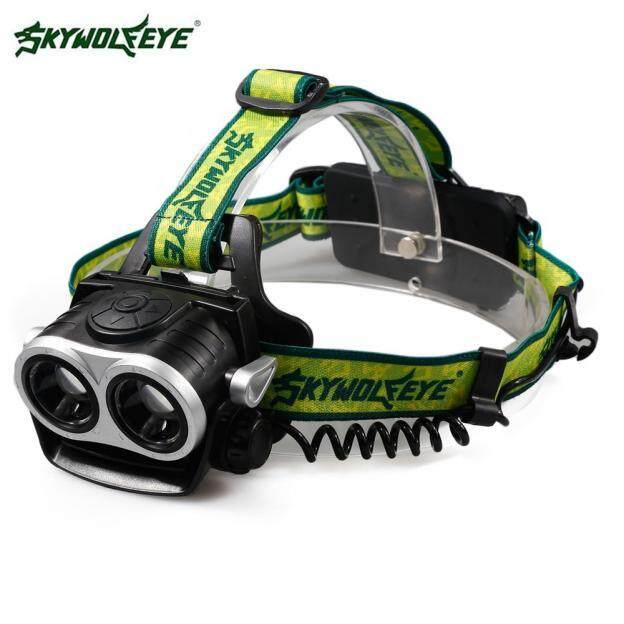 8000LM 2X XM-L T6 Headlamp Headlight Head Light LED Rechargeable USB