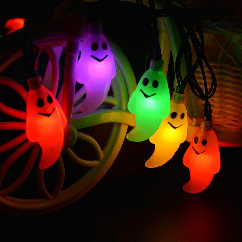 JY 5m40LEDHalloween Ma Dây Đèn Hoạt Động Bằng Pin Đèn điều Khiển từ xa