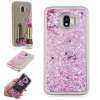 Case for Samsung Galaxy J2 Pro 2018 Electroplate Mirror Glitter Bling Sparkly Clear Quicksand Cover Resilient Shock Absorption Drop Protection Bumper Soft TPU Phone Case - intl