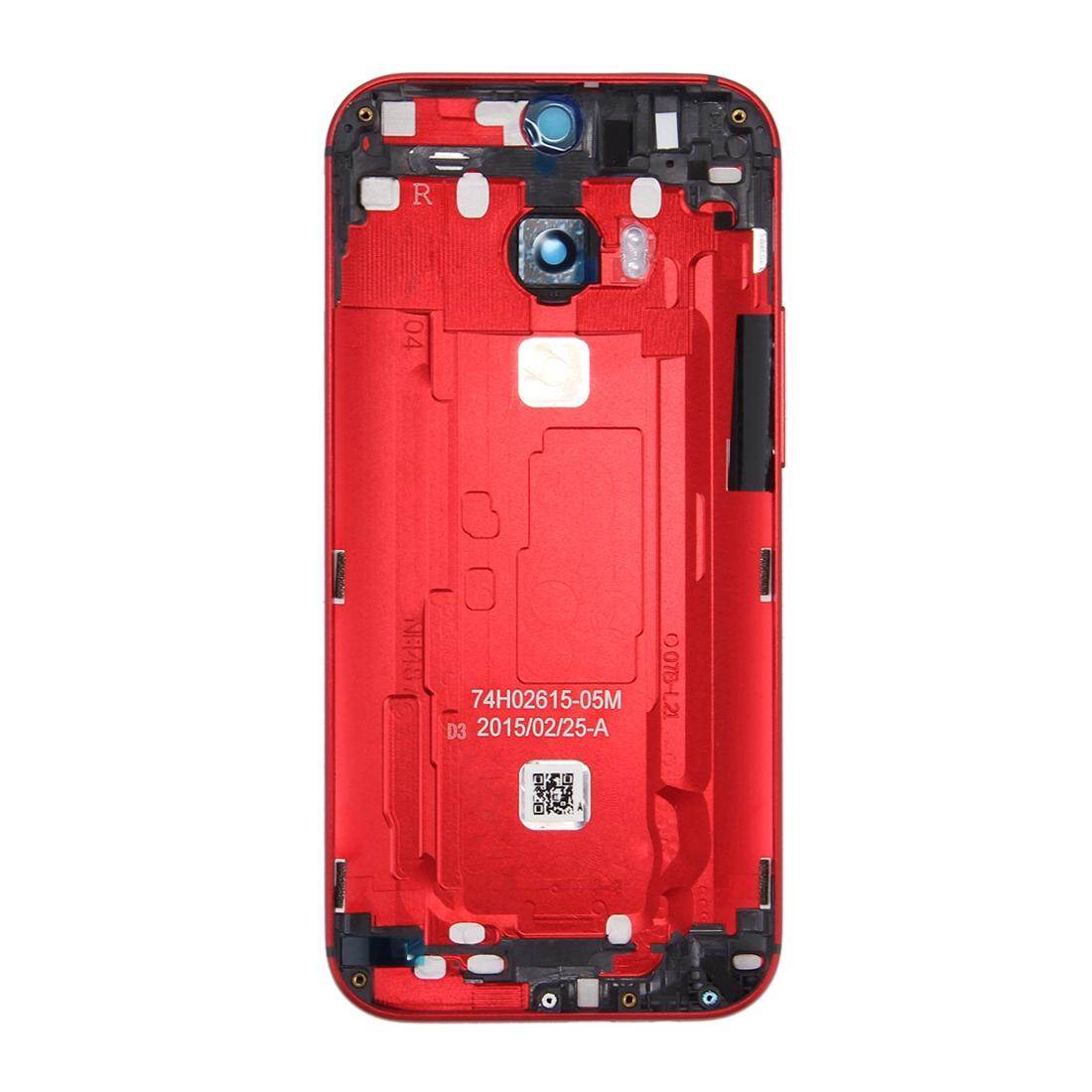 Back Housing Cover for HTC One M8(Red)