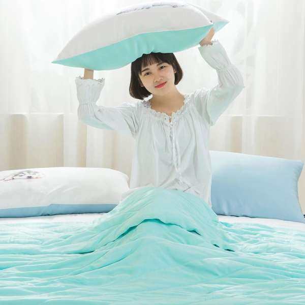 Xiaomi Everynight Silky Skin-care Thin Quilt Silk Breathable Bedding Quilt Blanket - intl