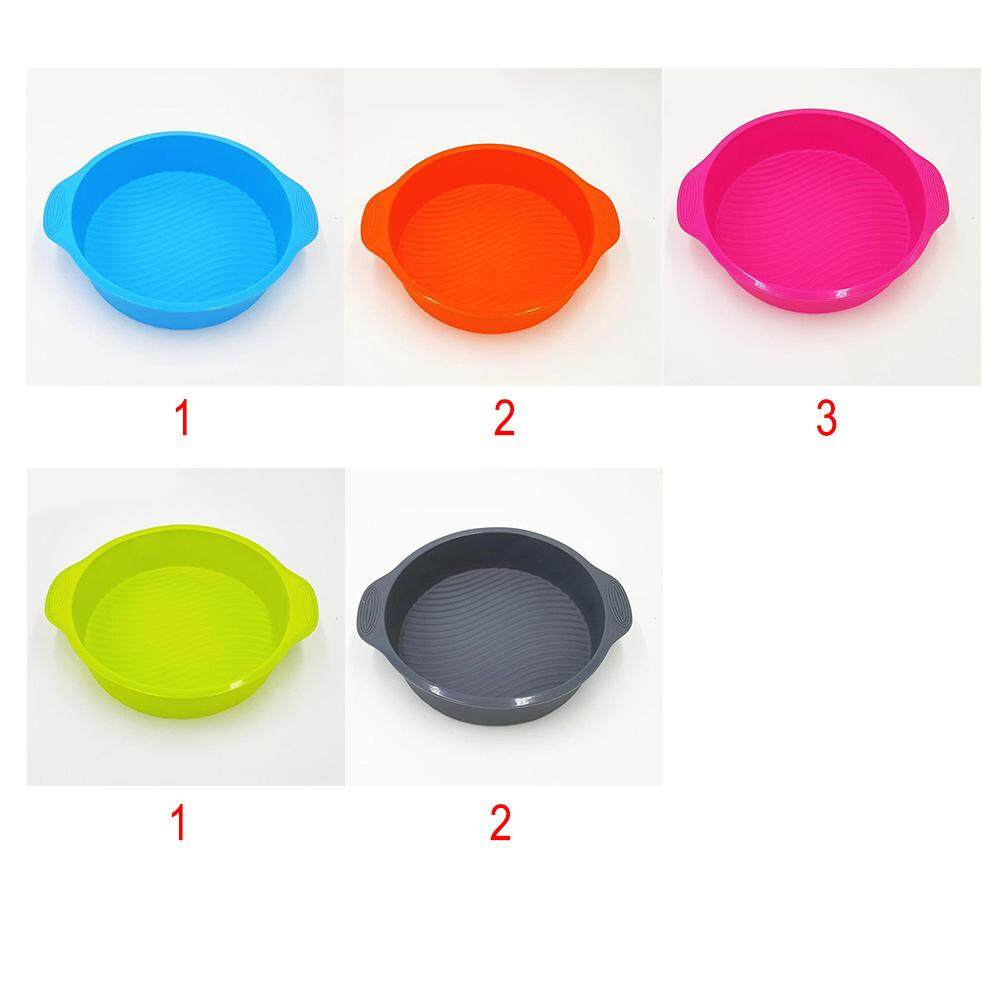 160g Silicone Tròn 9 Bánh Khuôn Bánh Nướng Làm Chảo DIY Nướng và Bánh Ngọt Dụng Cụ