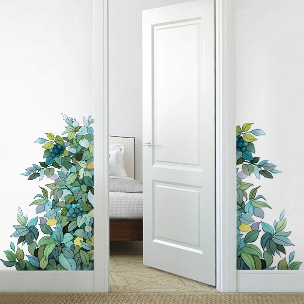 Green Leaves Wall Sticker Home Decoration For bedroom//living room DIY Removable