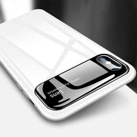 กระจกกันกระแทกสำหรับ Apple iPhone XS MAX ฝาหลังกระจกเทมเปอร์ Full HD CLEAR เคสใส่โทรศัพท์