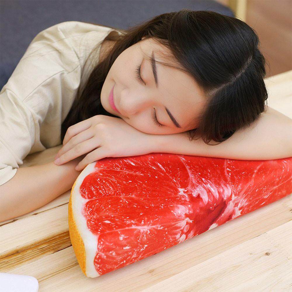 3D Fruit Soft Pillow Plush Cushion Orange Watermelon Seat Pads Decor Finleystore