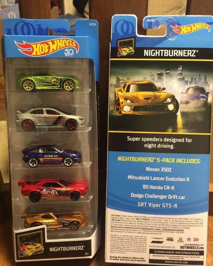 hot wheels 5 pack 2018