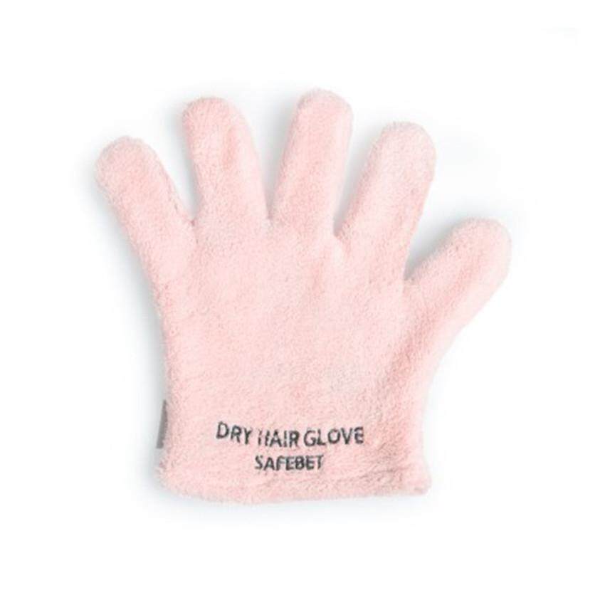 NBS Quick Dry Hair Gloves Strong Absorbent Coral Fleece Thickening Hair Towel Wipe Hair Quick-drying Portable Gloves