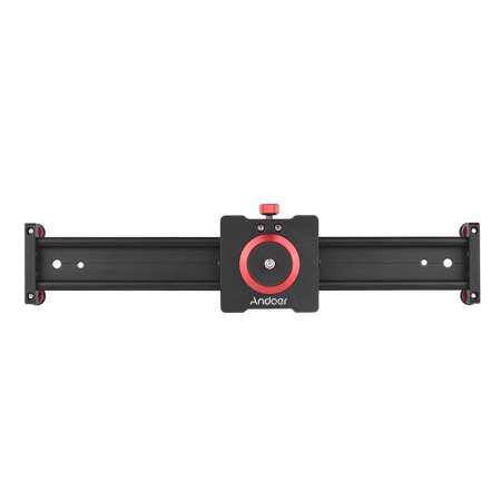 Andoer 40 เซนติเมตร/16 อลูมิเนียมอัลลอยนิ้ว Camera รางเลื่อน Video Stabilizer Rail สำหรับ DSLR Camera กล้องวิดีโอ DV ฟิล์มถ่ายภาพ, โหลดได้ถึง 11Lbs - INTL