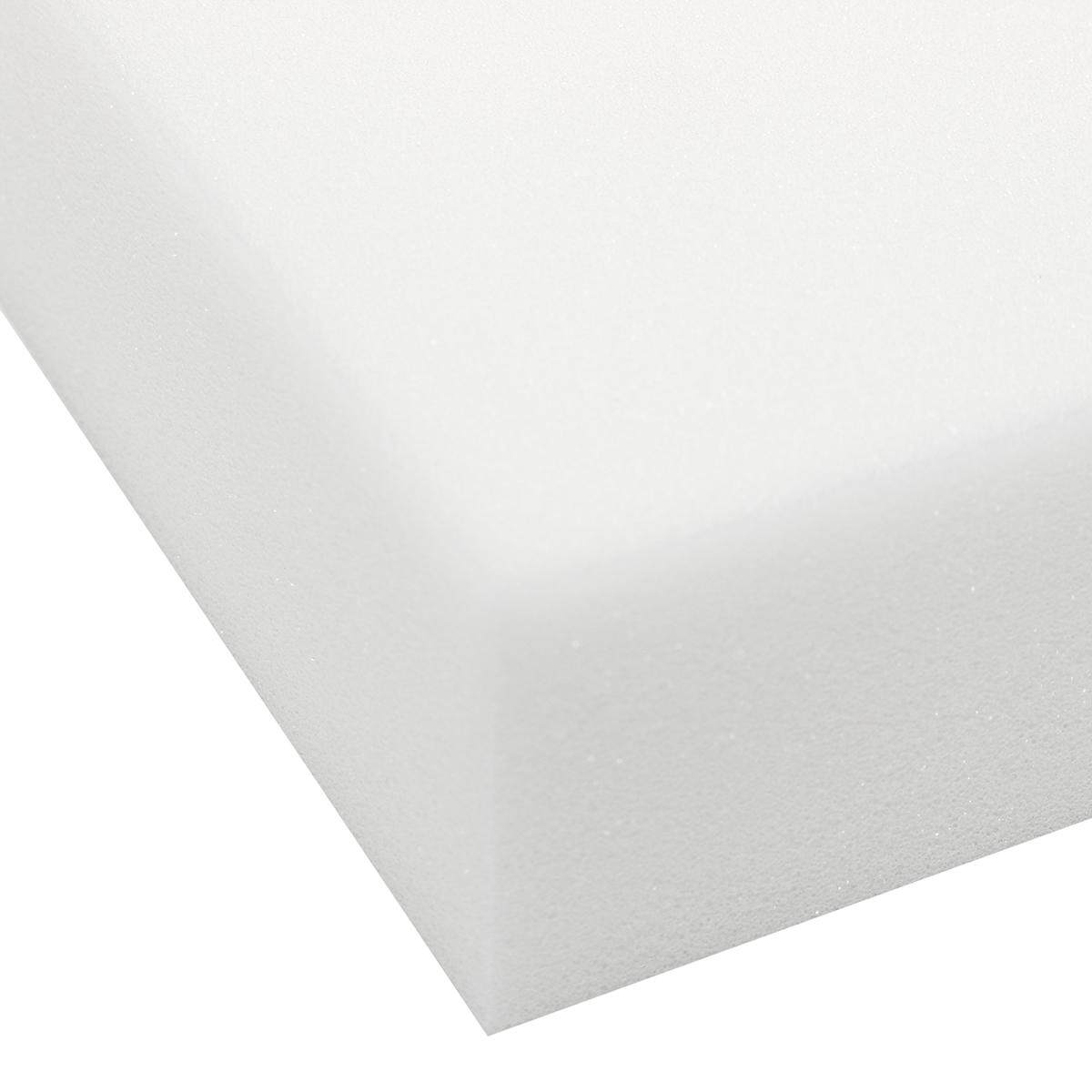 18\"x 20\" White High Density Seat Foam Cushion Pad Replacement Upholstery Firm 3 2 inch