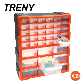 Treny Oem 39 Drawer Hardware Craft Plastic Drawer Storage Box
